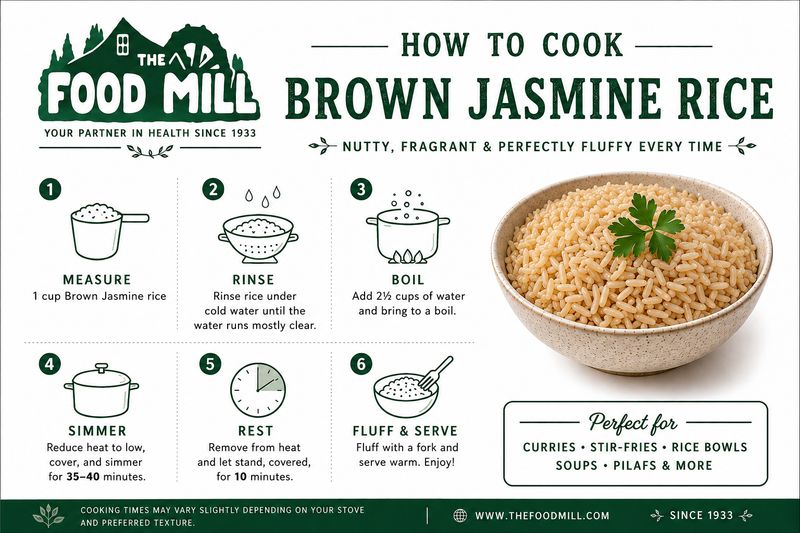 Brown Jasmine Rice Organic (Sold In Bulk)