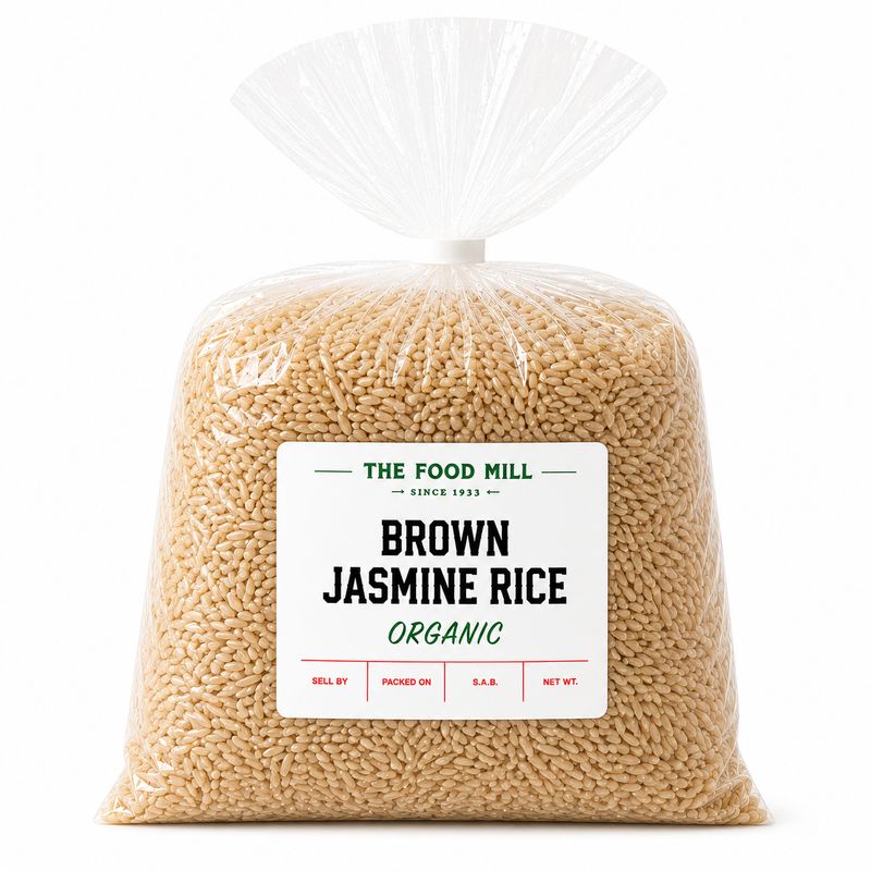 Brown Jasmine Rice Organic (Sold In Bulk)