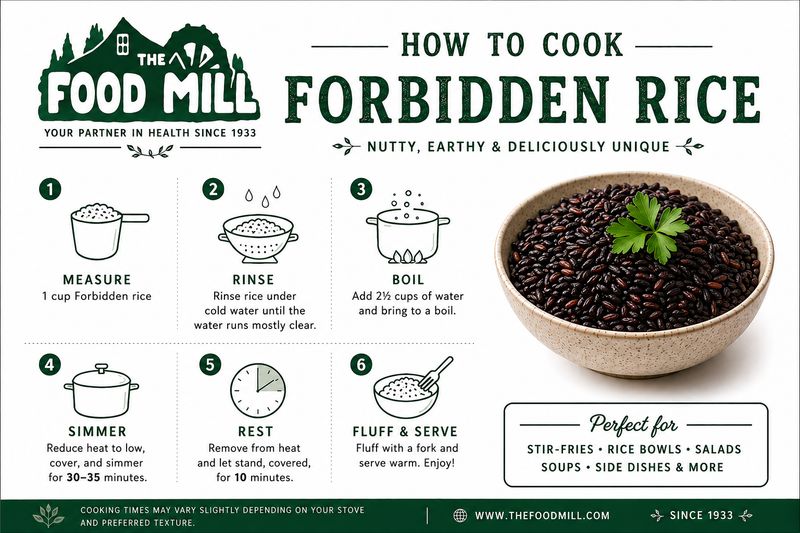 Forbidden Rice Organic (Sold In Bulk)