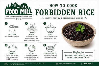 Forbidden Rice Organic (Sold In Bulk)
