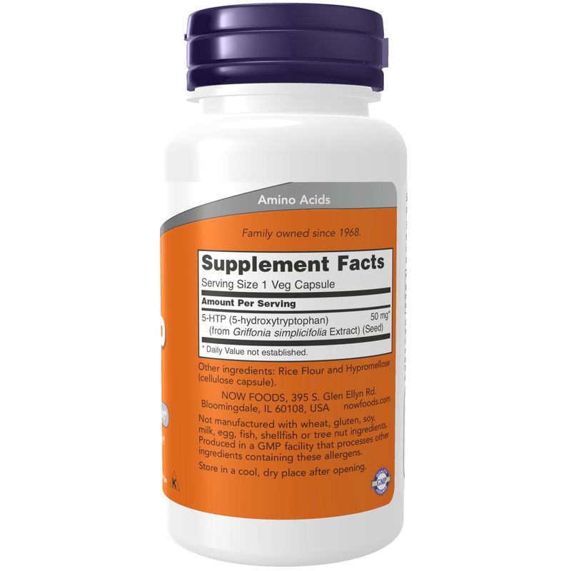 Now Supplements, 5-Htp, 50 Mg, 90 Veg Caps