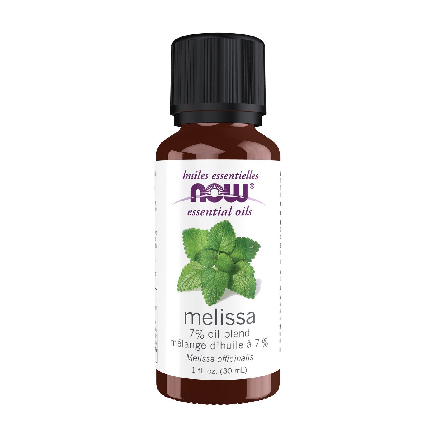 Now, Melissa (Lemon Balm) 7% Oil Blend, 1 Oz. Now, Melissa (Lemon Balm) 7% Oil Blend, 1 Oz.