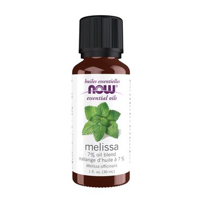 Now, Melissa (Lemon Balm) 7% Oil Blend, 1 Oz.