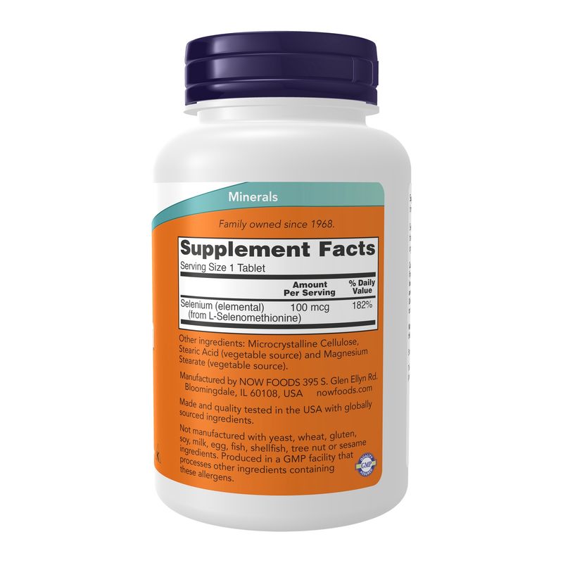 Now Supplements, Selenium 100 mcg 250 tab