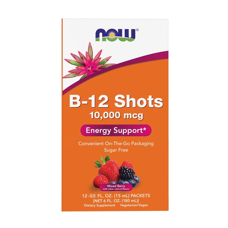 Now, Energy B-12 Now Shot 15ml 12 Pack Now, Energy B-12 Now Shot 15ml 12 Pack