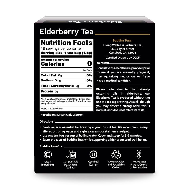 Buddha Teas, Elderberry Tea