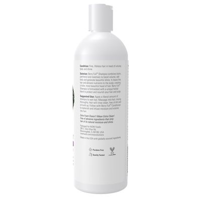 NOW Solutions, Berry Full™, Volume Boost Shampoo for Fine Hair with Biotin, pH Balanced, 16-Ounce