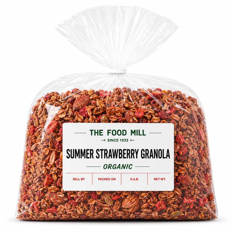Summer Strawberry Granola Organic (Sold In Bulk)