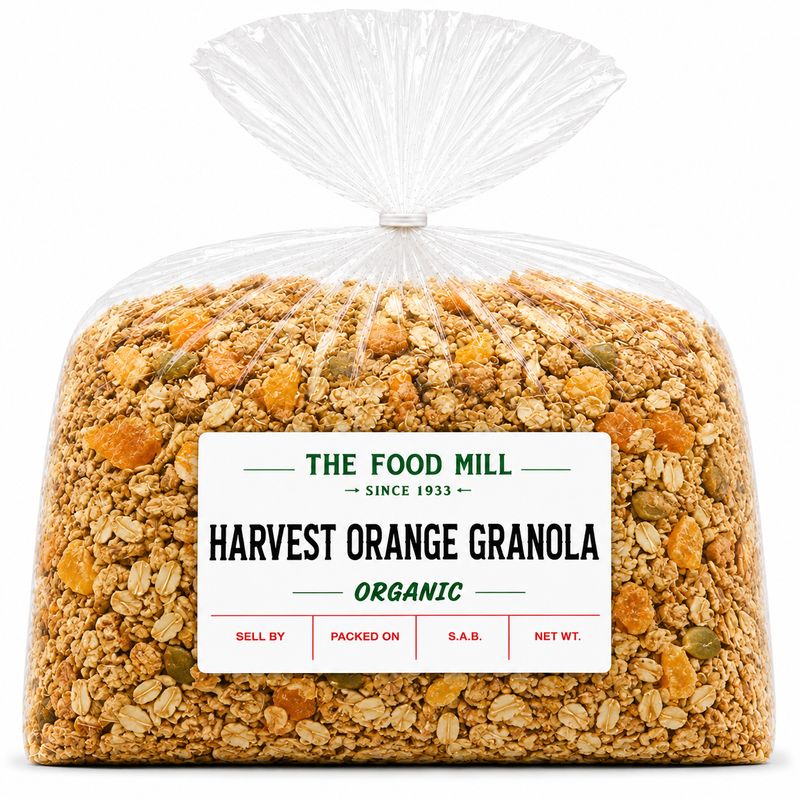 Harvest Orange Granola Organic (Sold In Bulk)