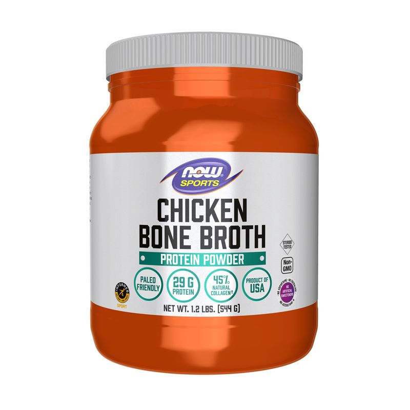 NOW Sports, Chicken Bone Broth Protein Powder, 1.2 lbs