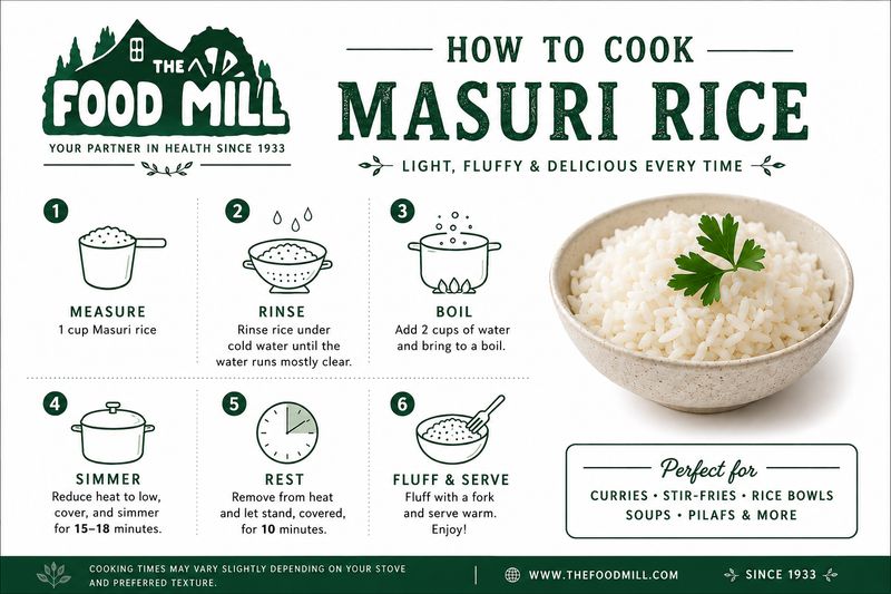 Masuri Rice White Organic (Sold In Bulk)