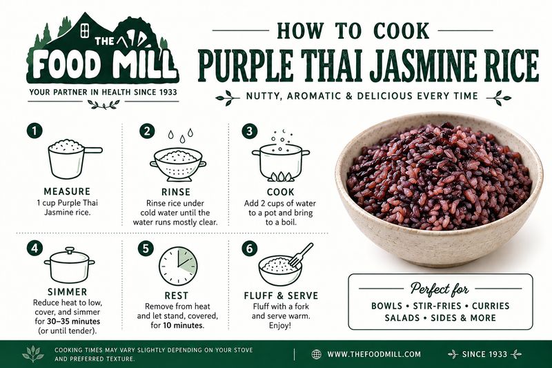 Jasmine Thai Purple Rice (Sold In Bulk)