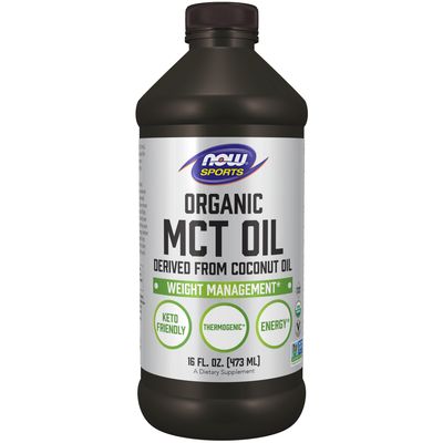 Now Supplements, Organic MCT Oil 16fl oz Now Supplements, Organic MCT Oil 16fl oz