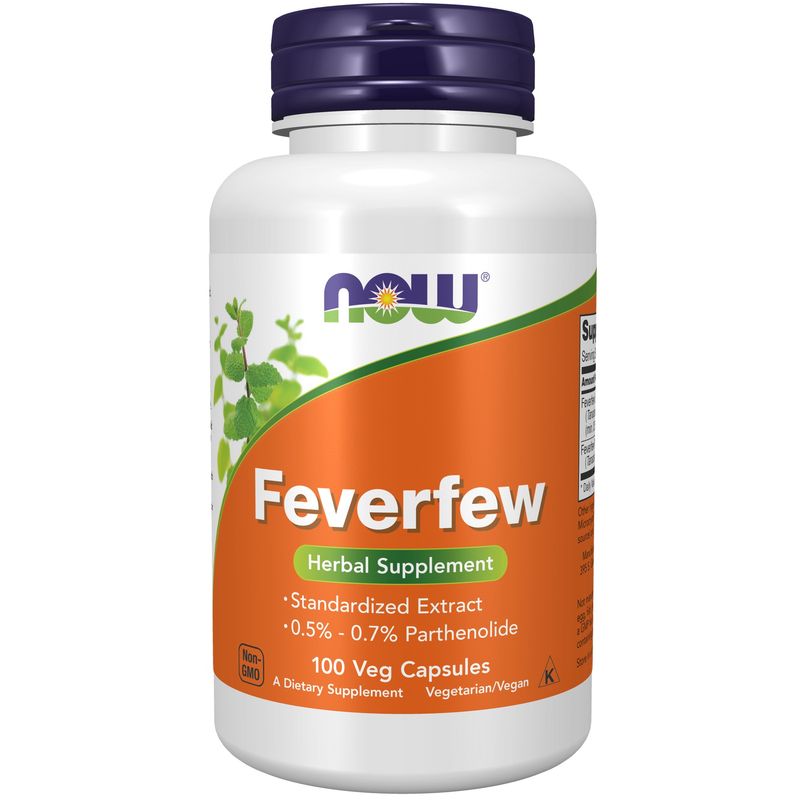Now Supplements, Feverfew 100 veg caps Now Supplements, Feverfew 100 veg caps