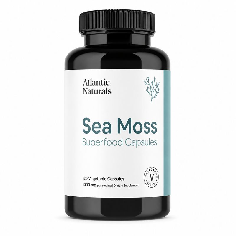 Atlantic Naturals, Sea Moss Superfood 120 veg caps Atlantic Naturals, Sea Moss Superfood 120 veg caps