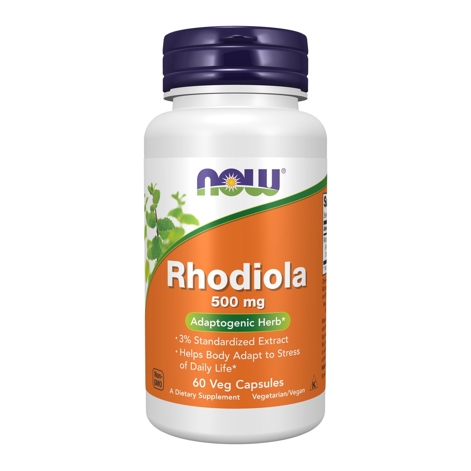 Now, Rhodiola 500mg Extract 3% 60 Vcaps Now, Rhodiola 500mg Extract 3% 60 Vcaps