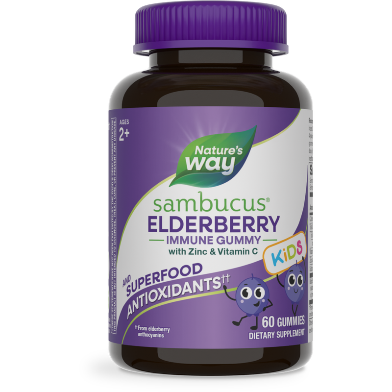 Nature's Way, Kids Sambucus Immune Elderberry Syrup – 4 fl oz Nature's Way, Kids Sambucus Immune Elderberry Syrup – 4 fl oz