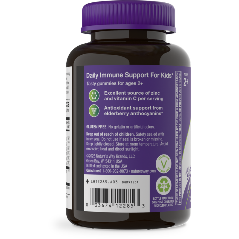 Nature's Way, Kids Sambucus Immune Elderberry Syrup – 4 fl oz