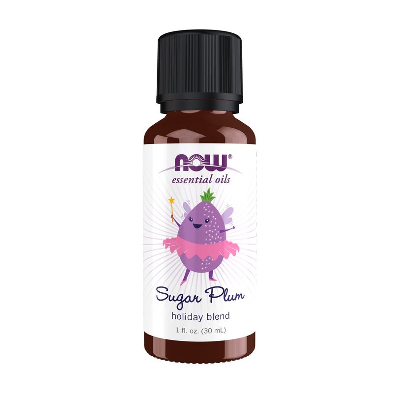 NOW Essential Oils, Sugar Plum Oil Blend, 1 fl. oz. NOW Essential Oils, Sugar Plum Oil Blend, 1 fl. oz.