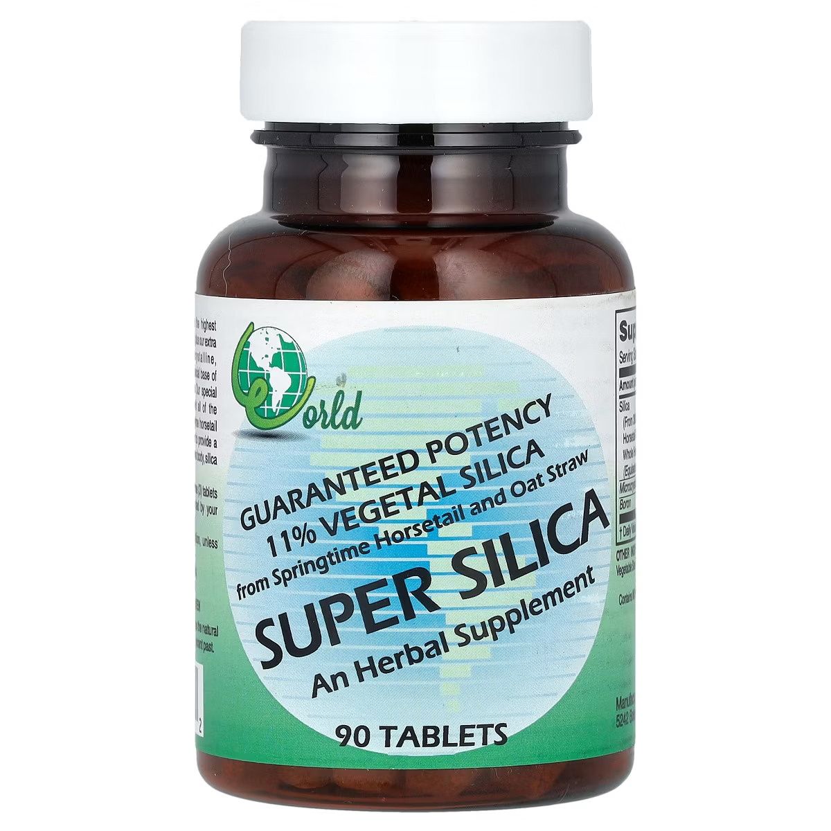 World Organics, Super Silica 90 tabs
