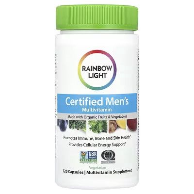 Rainbow Light, Certified Men's Multi, 120 Veg Caps
