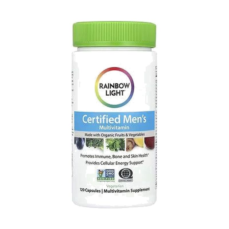 Rainbow Light, Certified Men's Multi, 120 Veg Caps
