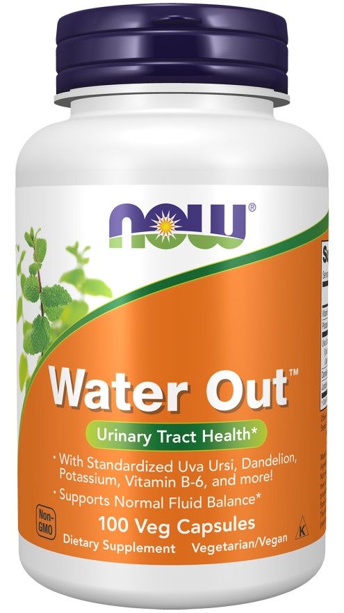 Now, Water Out 100 Veg Caps