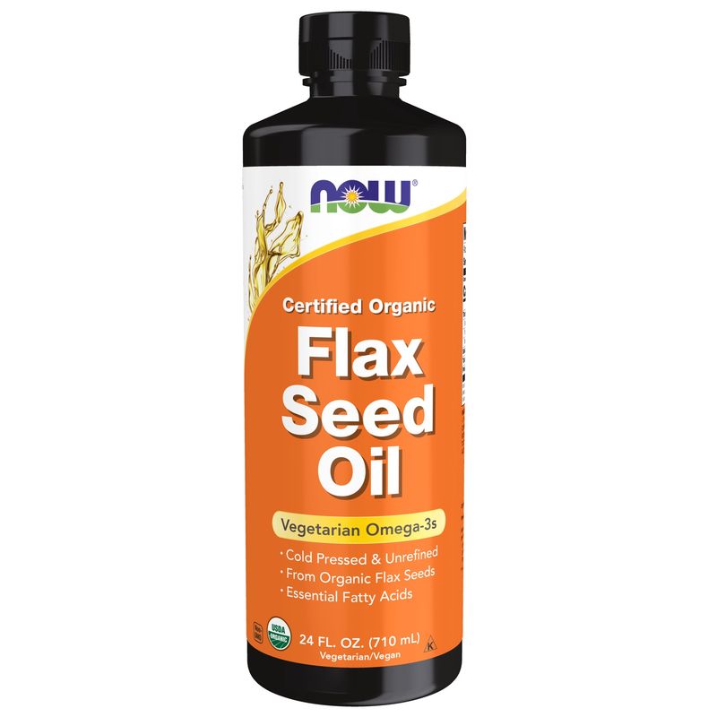NOW, Flax Seed Oil (Organic) NOW, Flax Seed Oil (Organic)