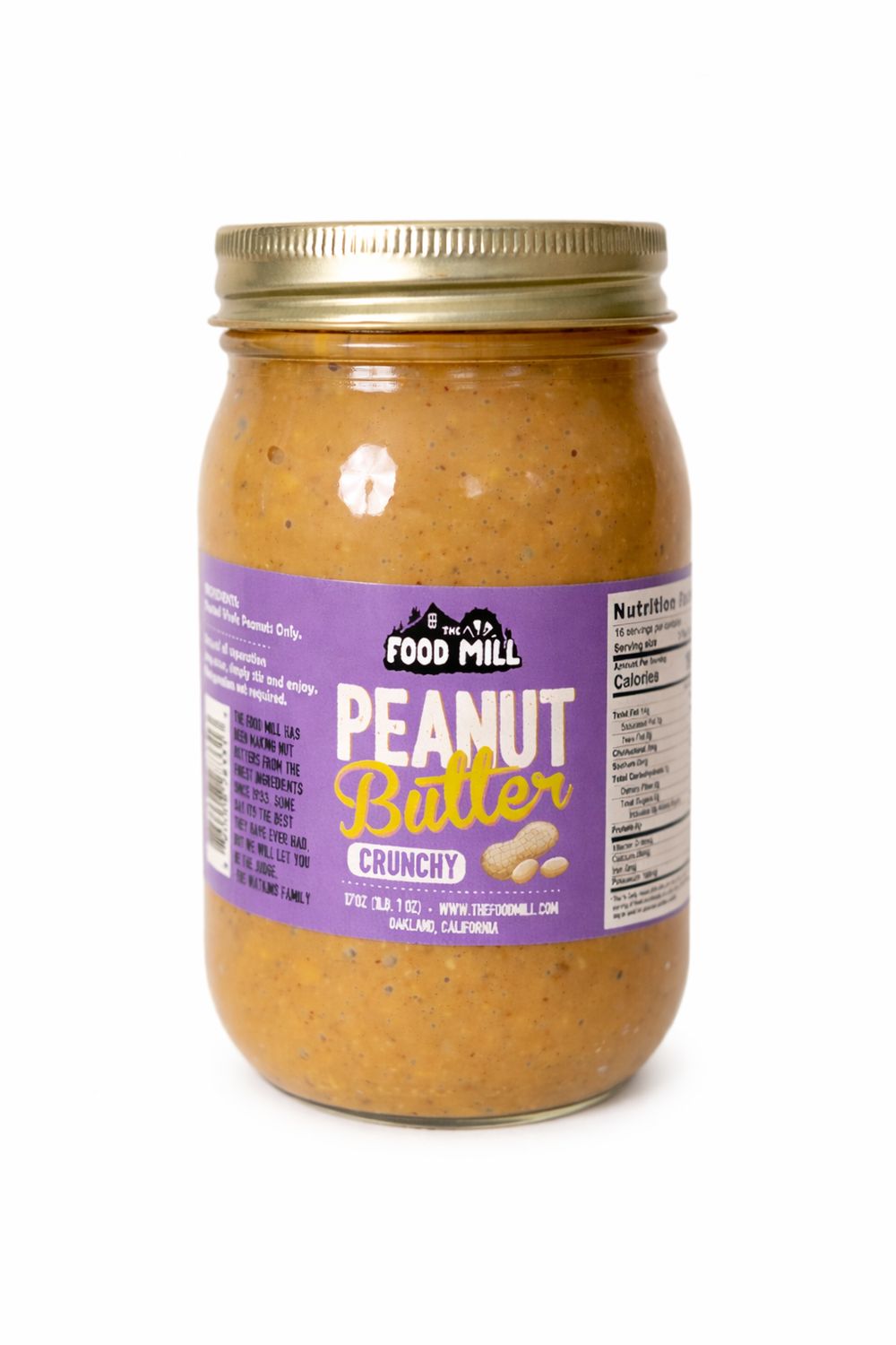 The Food Mill , Crunchy Peanut Butter