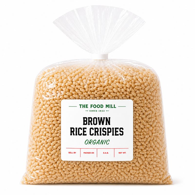 Brown Rice Crispies Organic (Sold In Bulk)