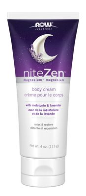 NOW, NiteZen Magnesium Body Cream, 4 oz.