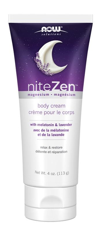 NOW, NiteZen Magnesium Body Cream, 4 oz.