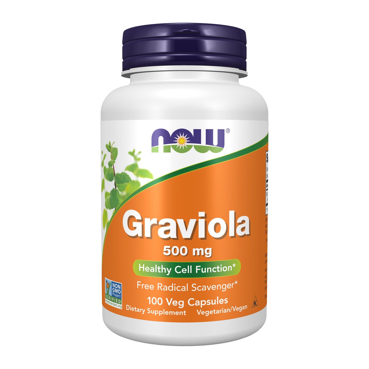 NOW Supplements, Graviola (Annona muricata) 500 mg, Healthy Cell Function*, 100 Veg Capsules NOW Supplements, Graviola (Annona muricata) 500 mg, Healthy Cell Function*, 100 Veg Capsules
