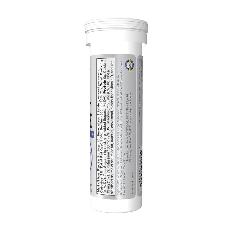 NOW Sports, Effer-Hydrate (Mixed Berry), 10 Tabs 1.8 oz