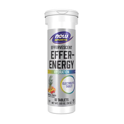 NOW Sports, Effer-Hydrate (Tropical Punch), 10 Tabs, 1.8 oz. NOW Sports, Effer-Hydrate (Tropical Punch), 10 Tabs, 1.8 oz.