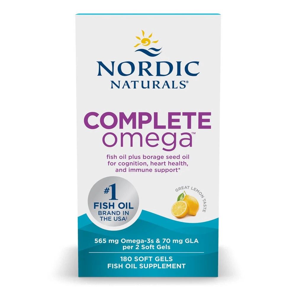 Nordic Naturals, Complete Omega Lemon 180 Soft Gels Nordic Naturals, Complete Omega Lemon 180 Soft Gels