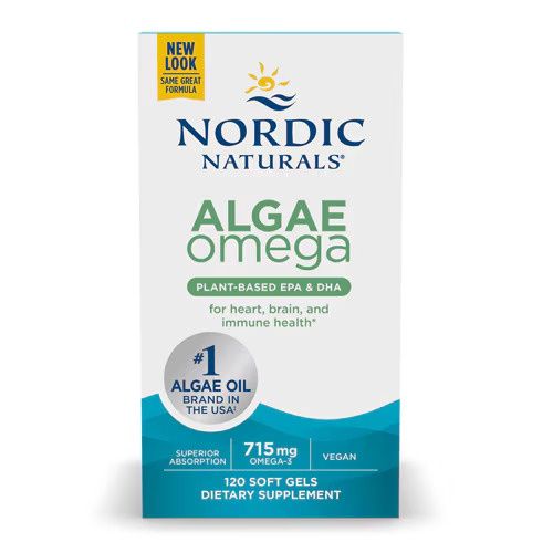 Nordic Naturals, Algae Omega, 715 mg,  120 Soft Gels