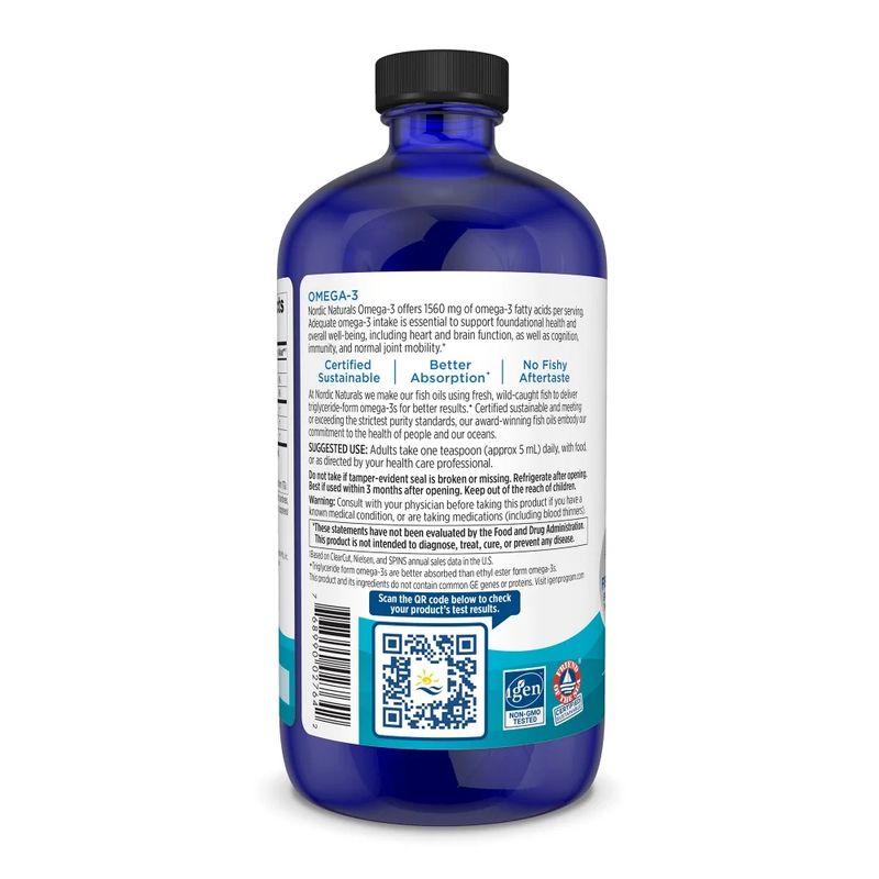 Nordic Naturals , Omega-3, Lemon Flavor