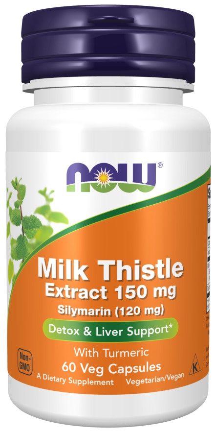 NOW, Milk Thistle Extract, 150 mg with Turmeric NOW, Milk Thistle Extract, 150 mg with Turmeric