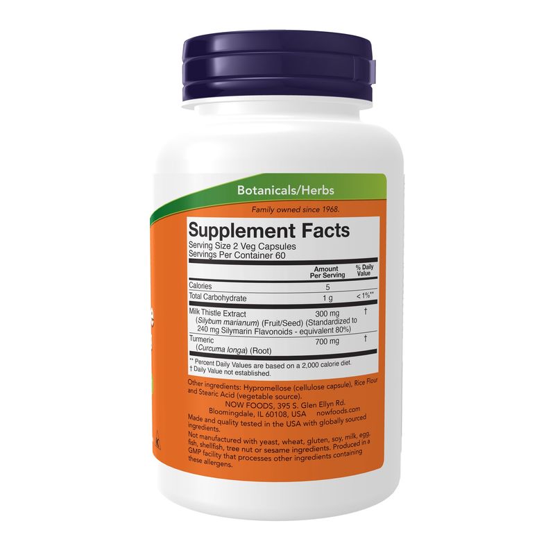 NOW, Milk Thistle Extract, 150 mg with Turmeric