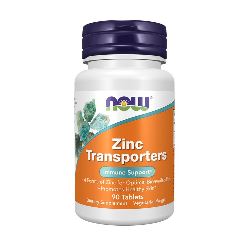 NOW Supplements, Zinc Transporter, 90 Tablets, Vegan, Immune Support NOW Supplements, Zinc Transporter, 90 Tablets, Vegan, Immune Support