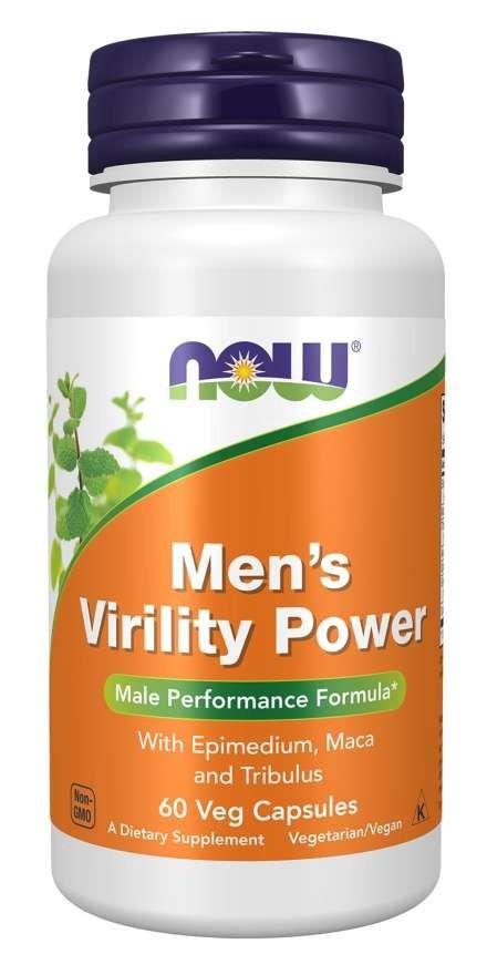 NOW, Men's Virility Power, 60 Veg Caps
