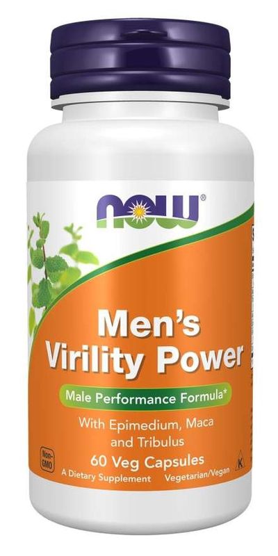 NOW, Men's Virility Power, 60 Veg Caps