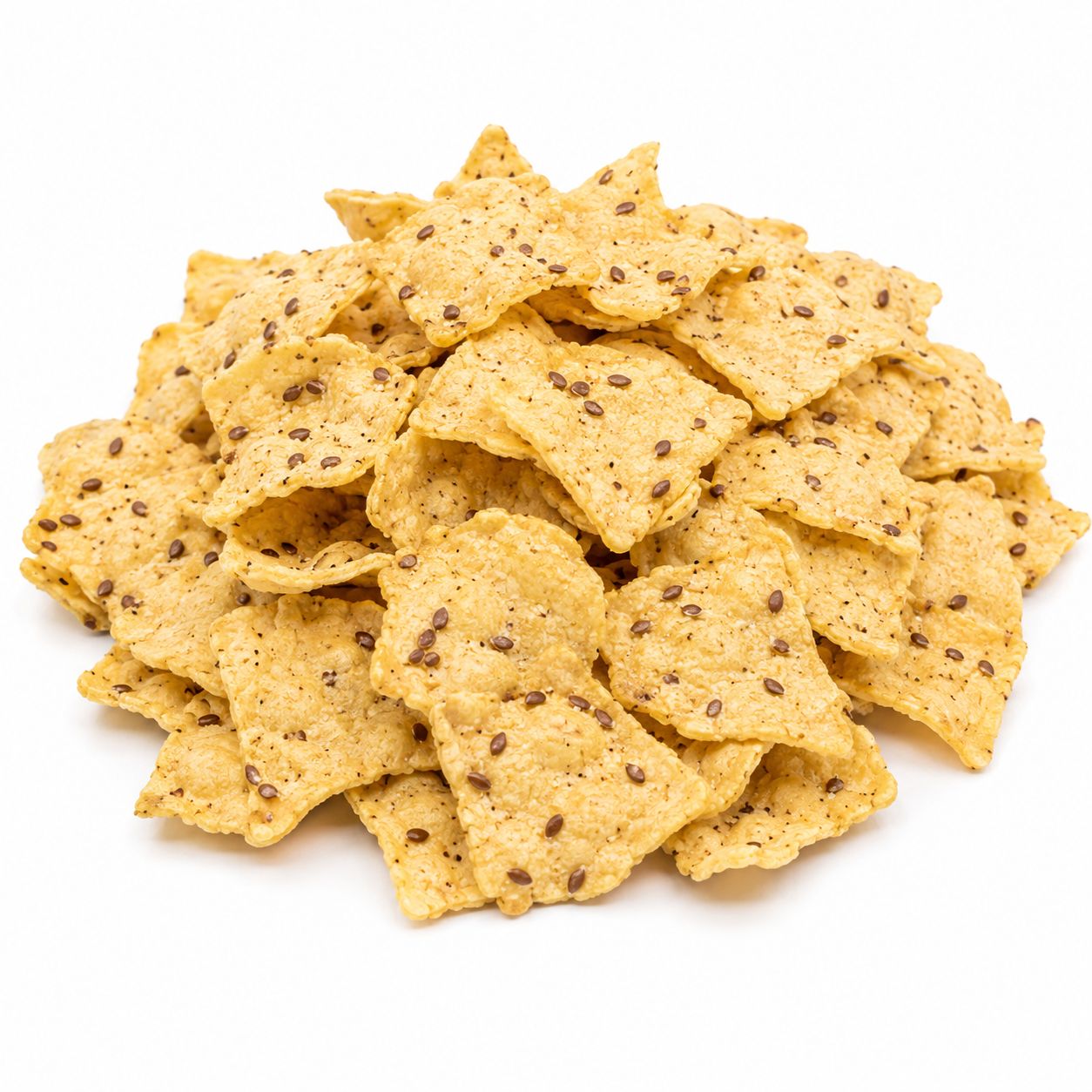 Salted Corn Chips With Flax (Sold In Bulk)