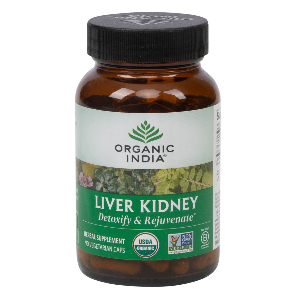 Organic India, Liver Kidney, 90 Veg Caps