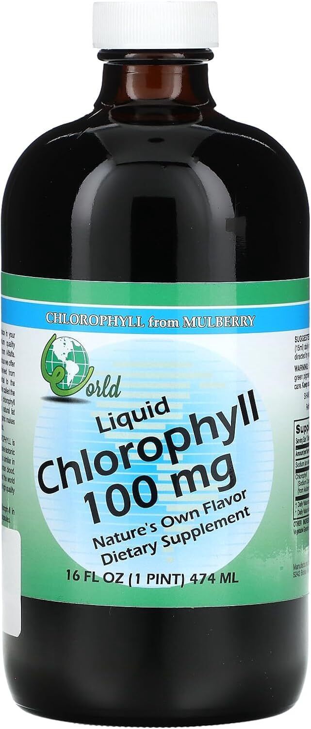 World Organic, Liquid Chlorophyll from Mulberry, 16 oz.