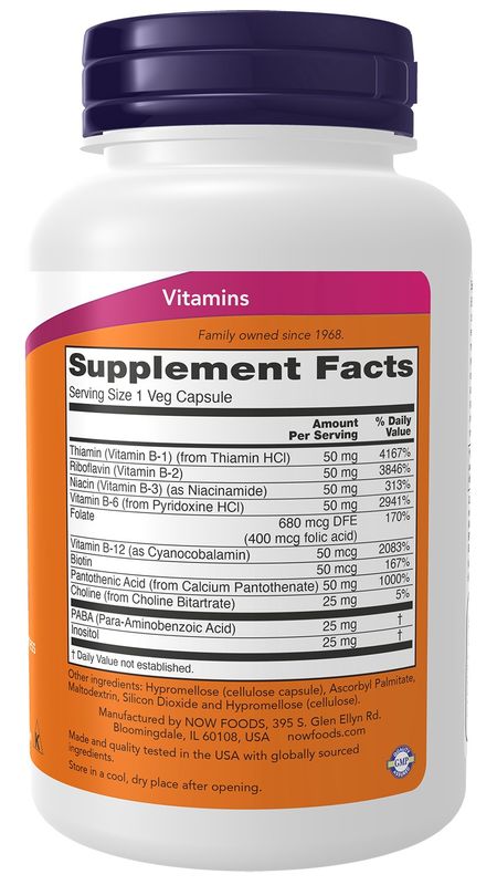 Now Supplements , Vitamin B-50 Mg