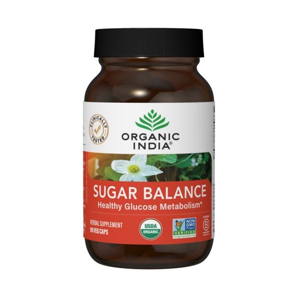 Organic India, Sugar Balance, 90 Veg Caps