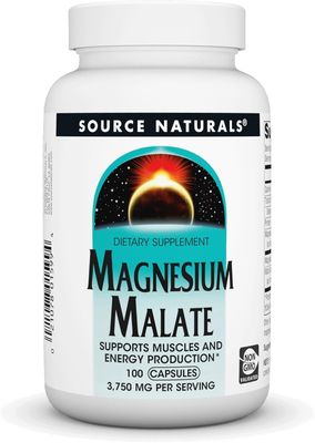 Source Naturals, Magnesium Malate, 100 Caps