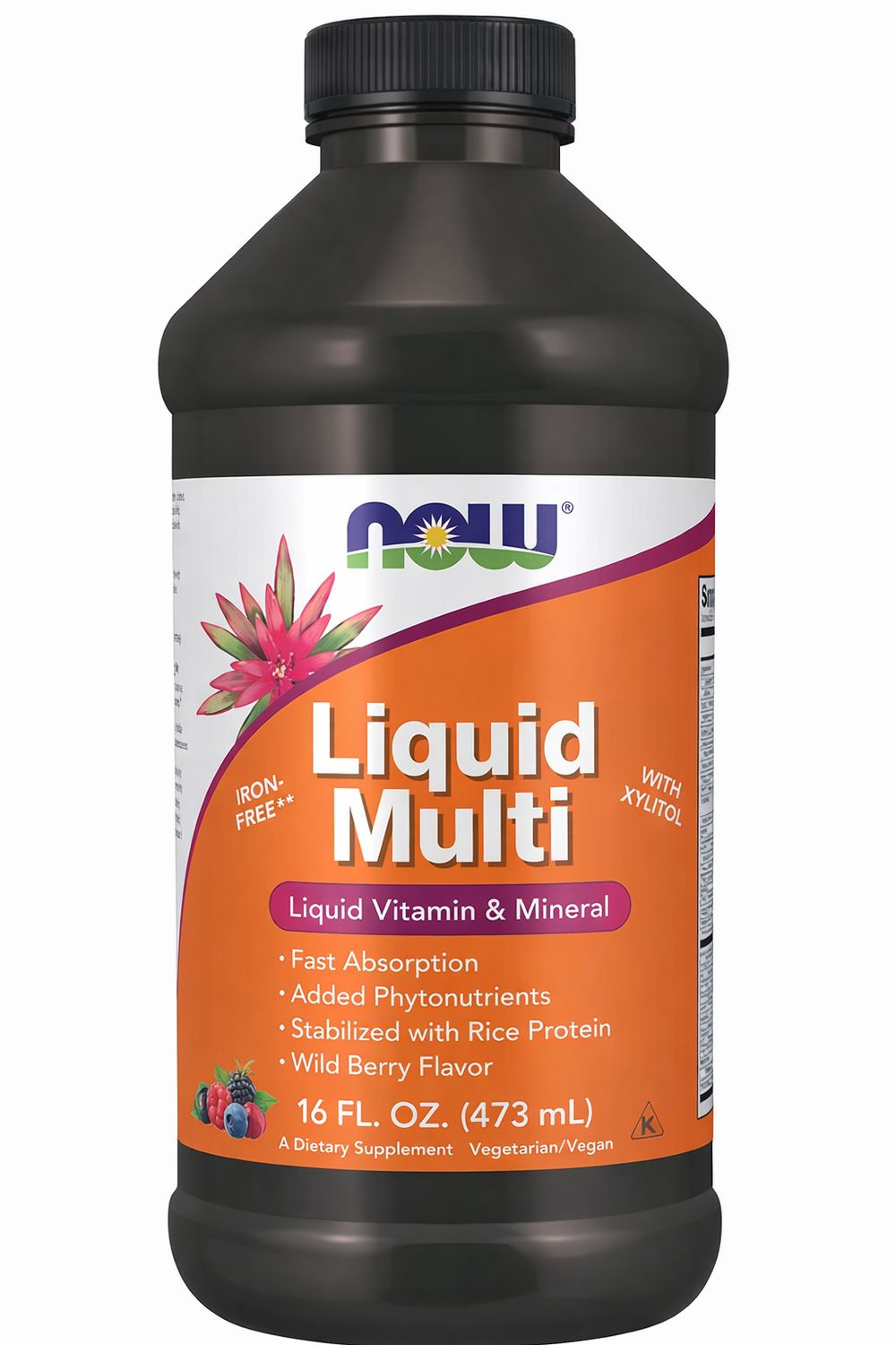 Now, Liquid Multi Wild Berry 16 fl oz